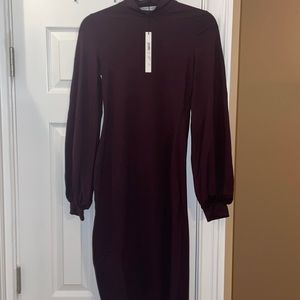 Susana Monaco, bell sleeved body-con dress